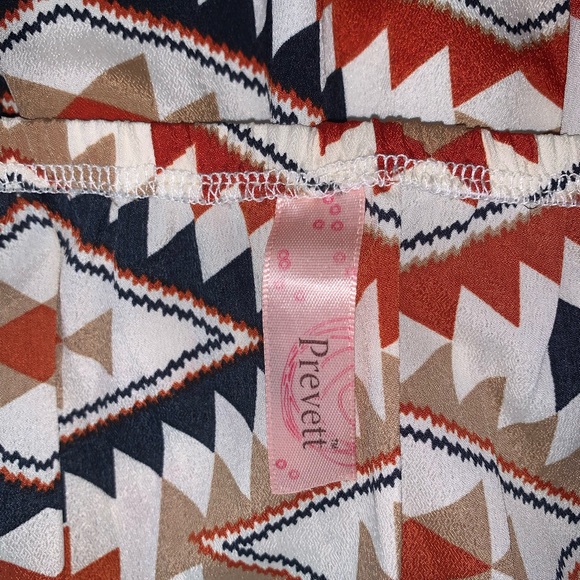 Prevett ruffle front Aztec trible strappy sun dress size M - Picture 4 of 5